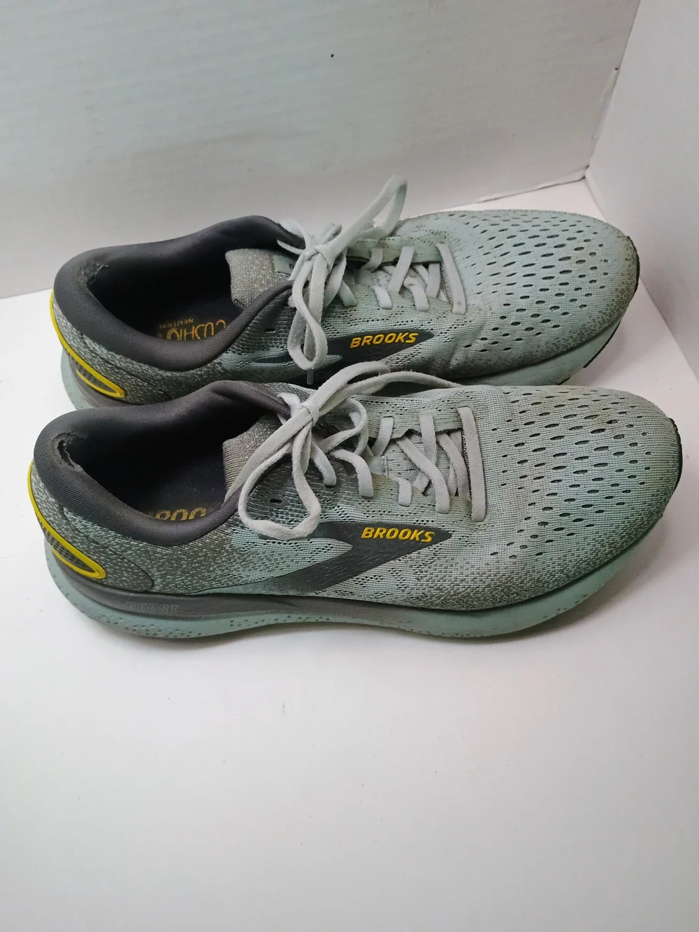 Brooks Ghost 16 Mens 11 Cloud Gray DNA Loft Running Shoes Sneakers